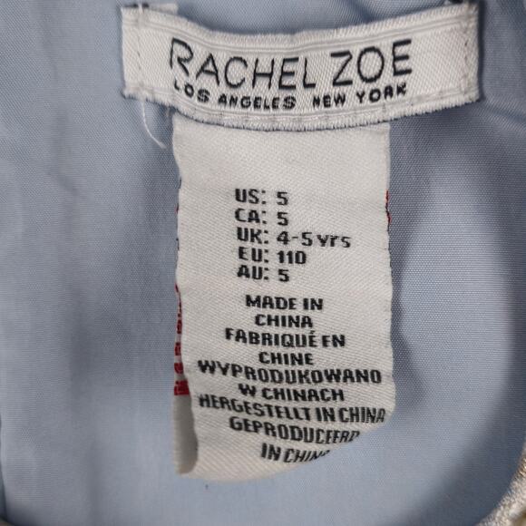 Rachel Zoe Dress Girls Size 5 Sleeveless Dressy Formal Tapestry Dress - Picture 7 of 12